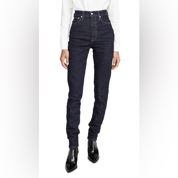 Helmut Lang Denim - HELMUT LANG NWT Femme Hi Spikes jeans in Acc Dark Rinse Indigo